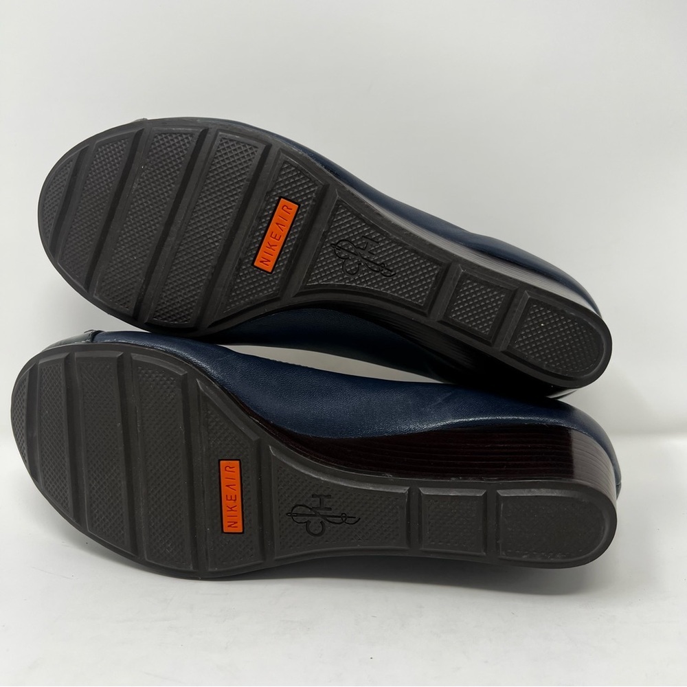 Cole Haan Navy Blue Flats with Bow Accent - Picture 7 of 10